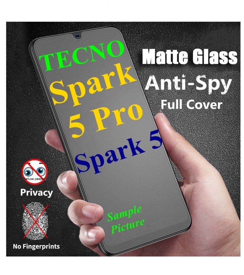 Tecno Spark 5 Pro_Spark 5 Matte Ceramic Protector for PUBG Gaming Unbreakable Hybrid film