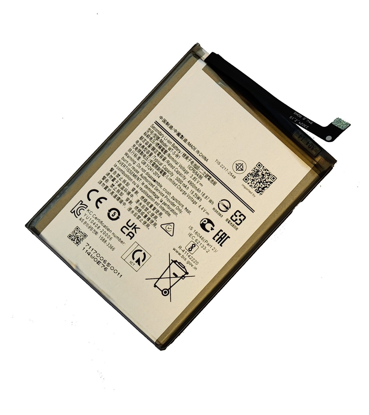 WT-S-W1 replacement  Battery For Samsung Galaxy SM-A135F/SM-A137F Galaxy A04 / M04/ A04E 5000mAh