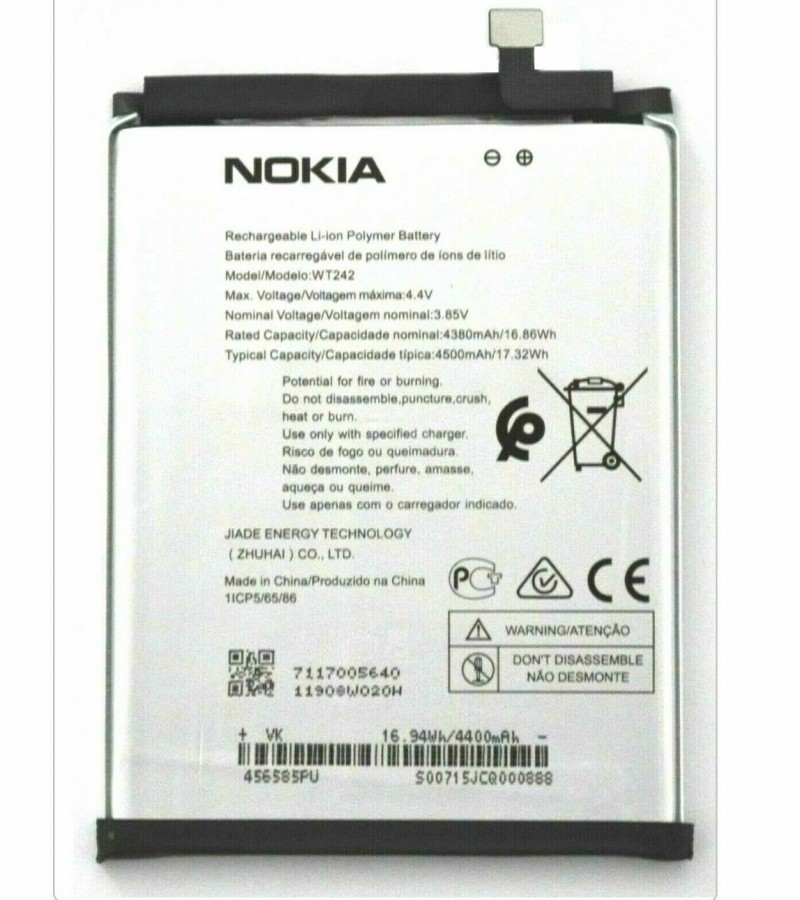 WT242 Battery  For Nokia 2.4 TA-1274 TA-1275 TA-1270 TA-1277  Capacity-4500mAh