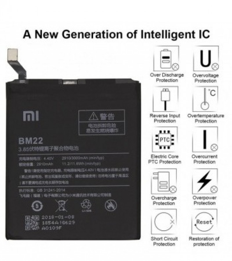 Xiaomi BM22 Battery Replacement For Xiaomi mi5 MI5 MI 5 Battery With 3000mAh Capacity-Black