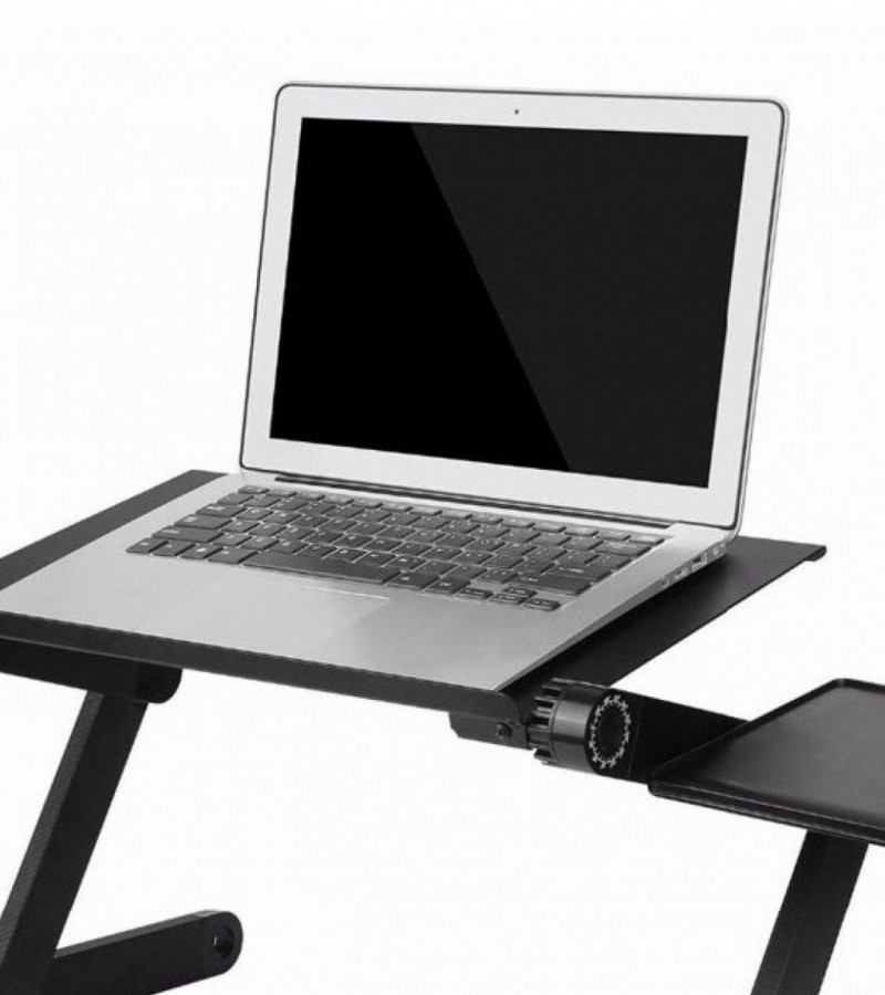 Portable Ergonomic Laptop Table Stand With Mouse Pad