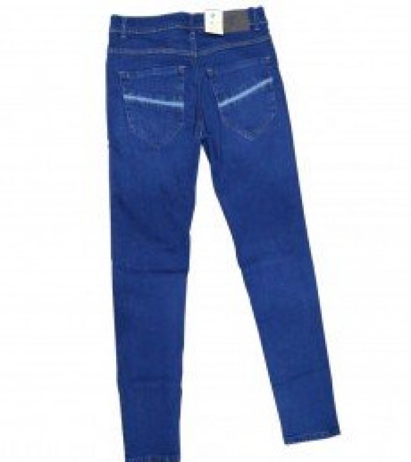 Premium Denim Slim Fit Jeans Pant For Men - Blue - 28” to 40”