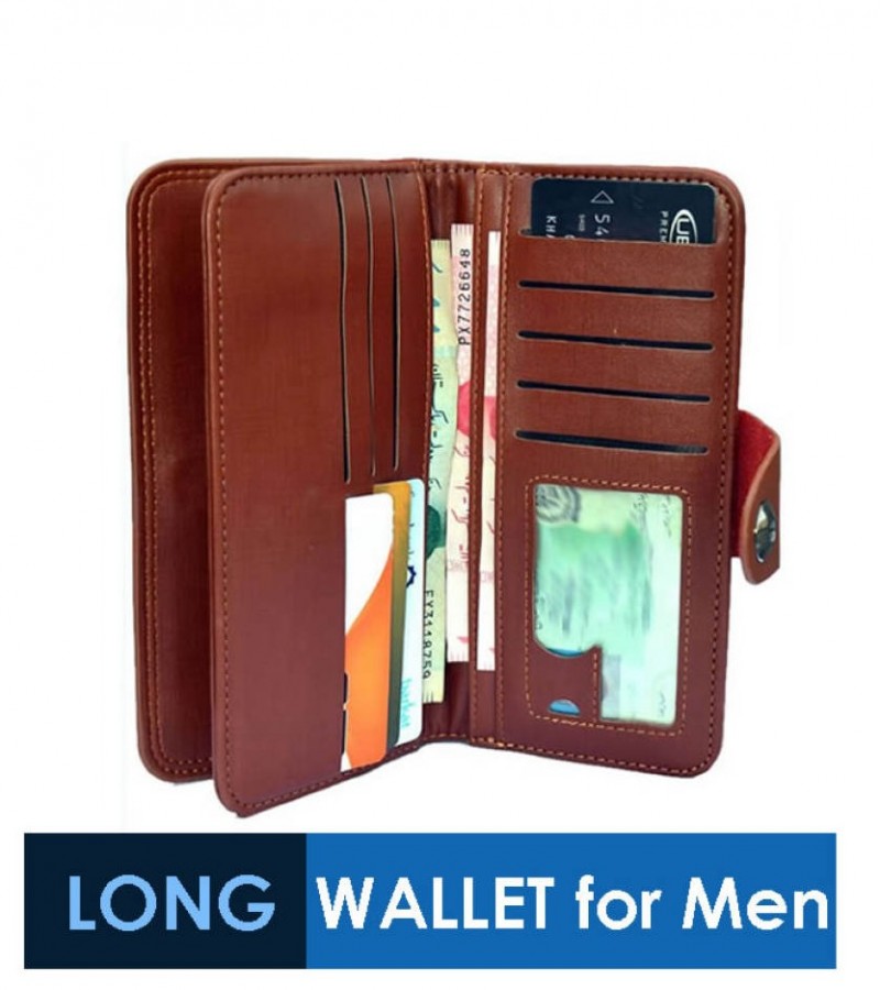 Premium Long Wallet for Men Boys