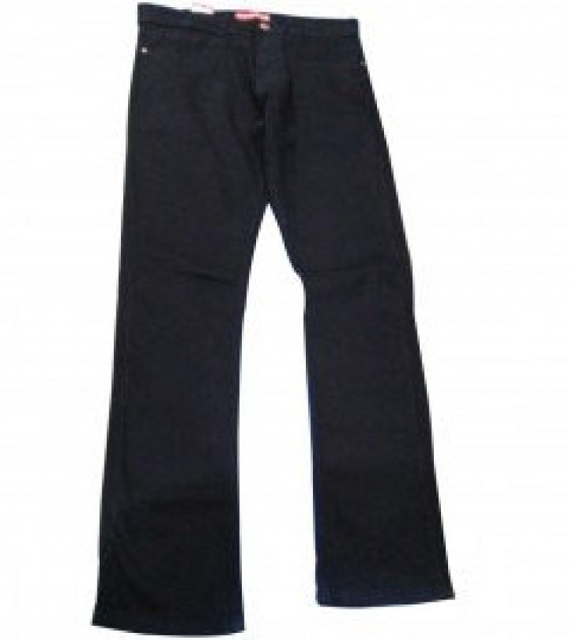 Premium Quality Denim Loose Fit Jeans Pant For Men - Black - 28” to 40”