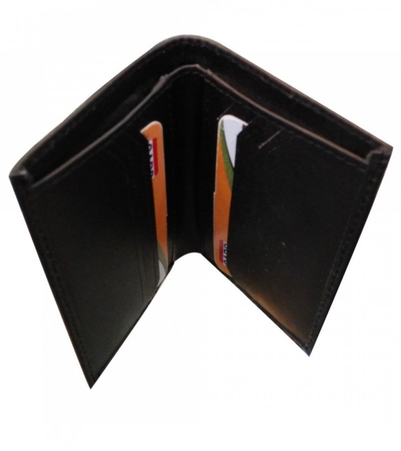 Premium Quality Genuine Leather Wallet For Men - Black