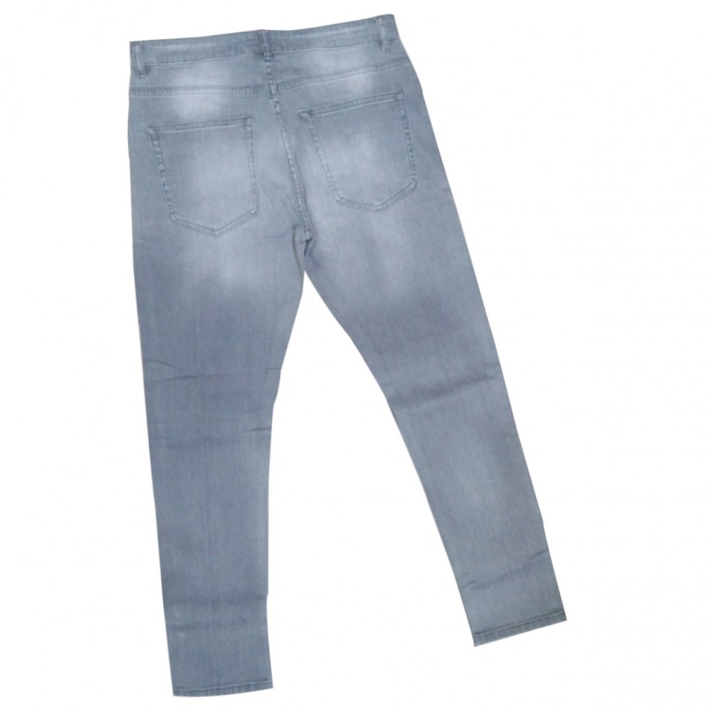 Premium Quality Slim Fit Jeans Pant For Men - Grey - 28” to 40”