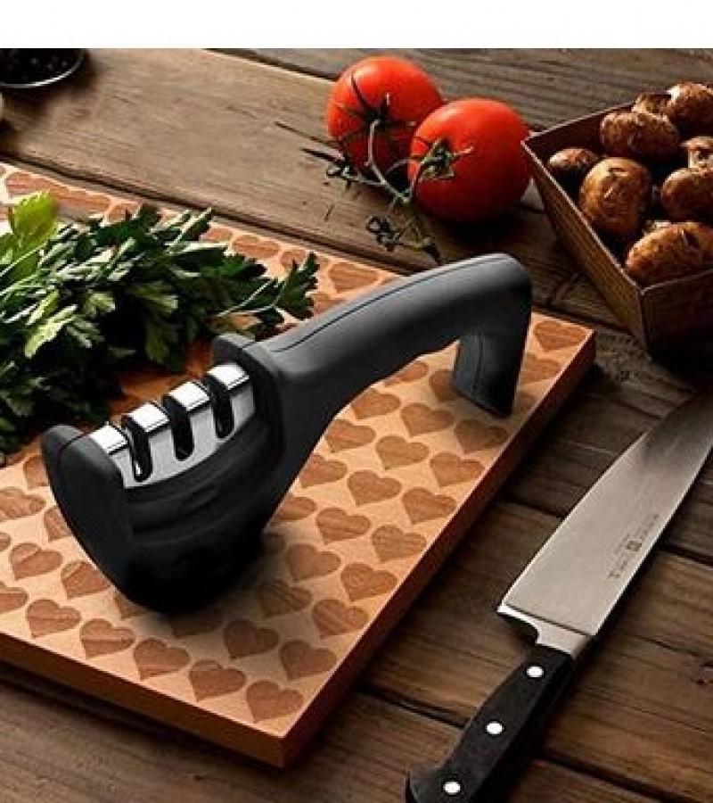 3 STAGE KNIFE SHARPENER FOR KITCHEN