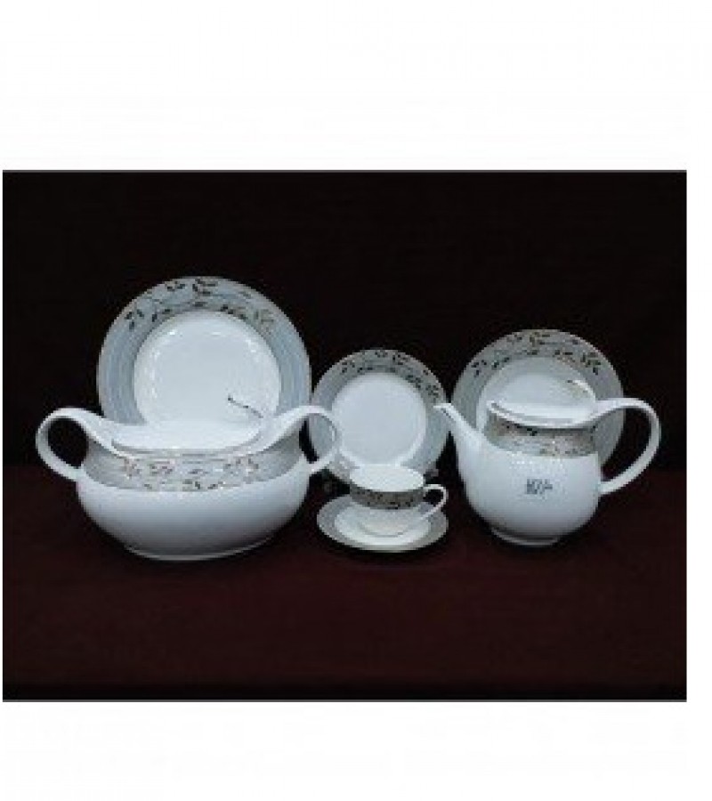 61 Piece Amazing Bone China Dinner Set - 8 Person Serving - 21KG
