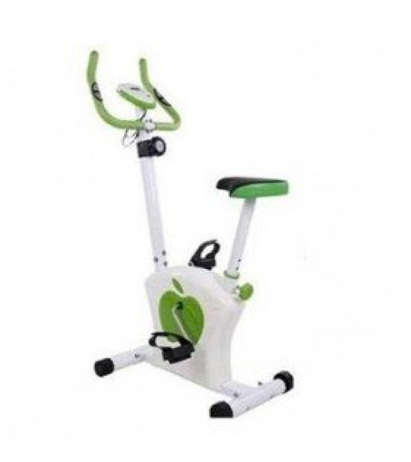 Apple Themed Bicycle For Weight Loss - Holds Weight UpTo 130kg - Digital Meter
