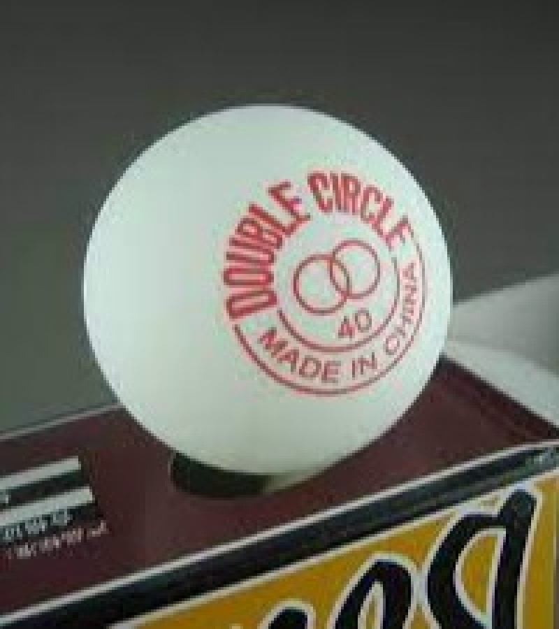 Double Circle Table Tennis Ball Ping Pong Ball 40mm - Pack of 6