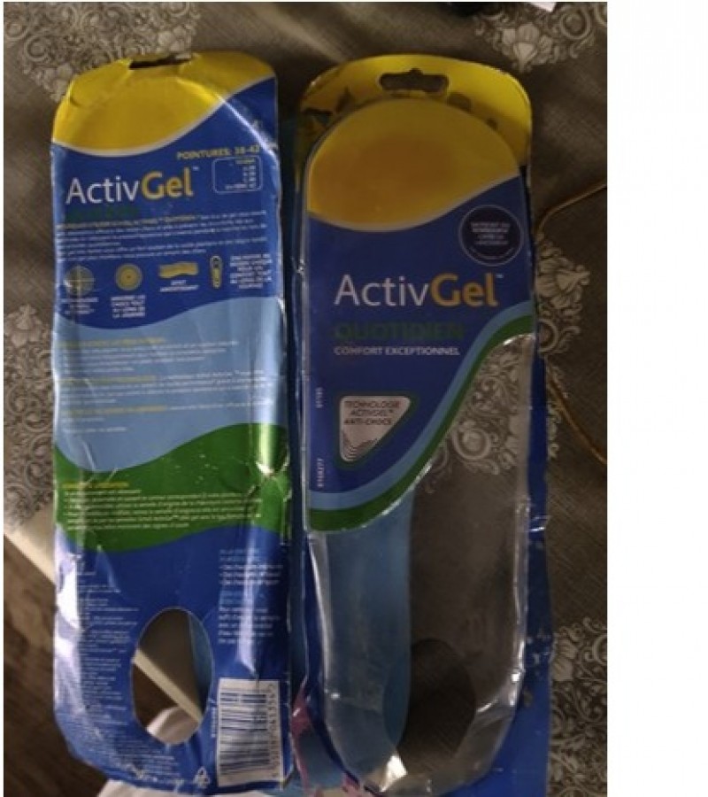 Active Gel Massaging Gel Insoles For Shoes