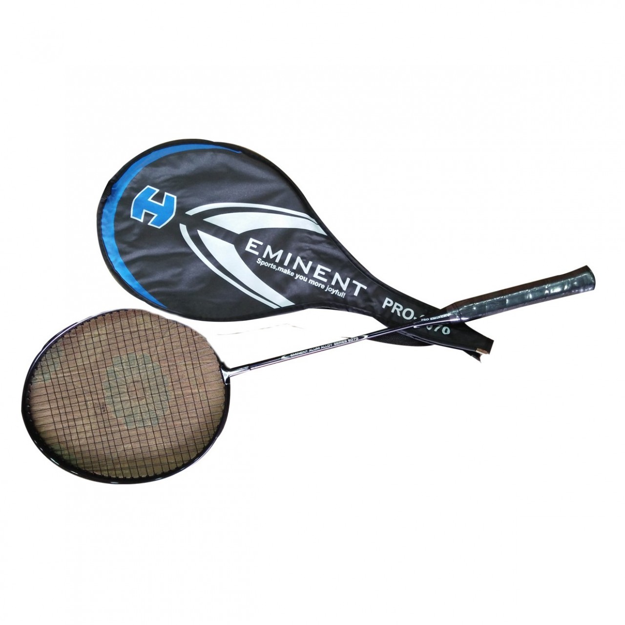Eminent Single Badminton Racket - Black