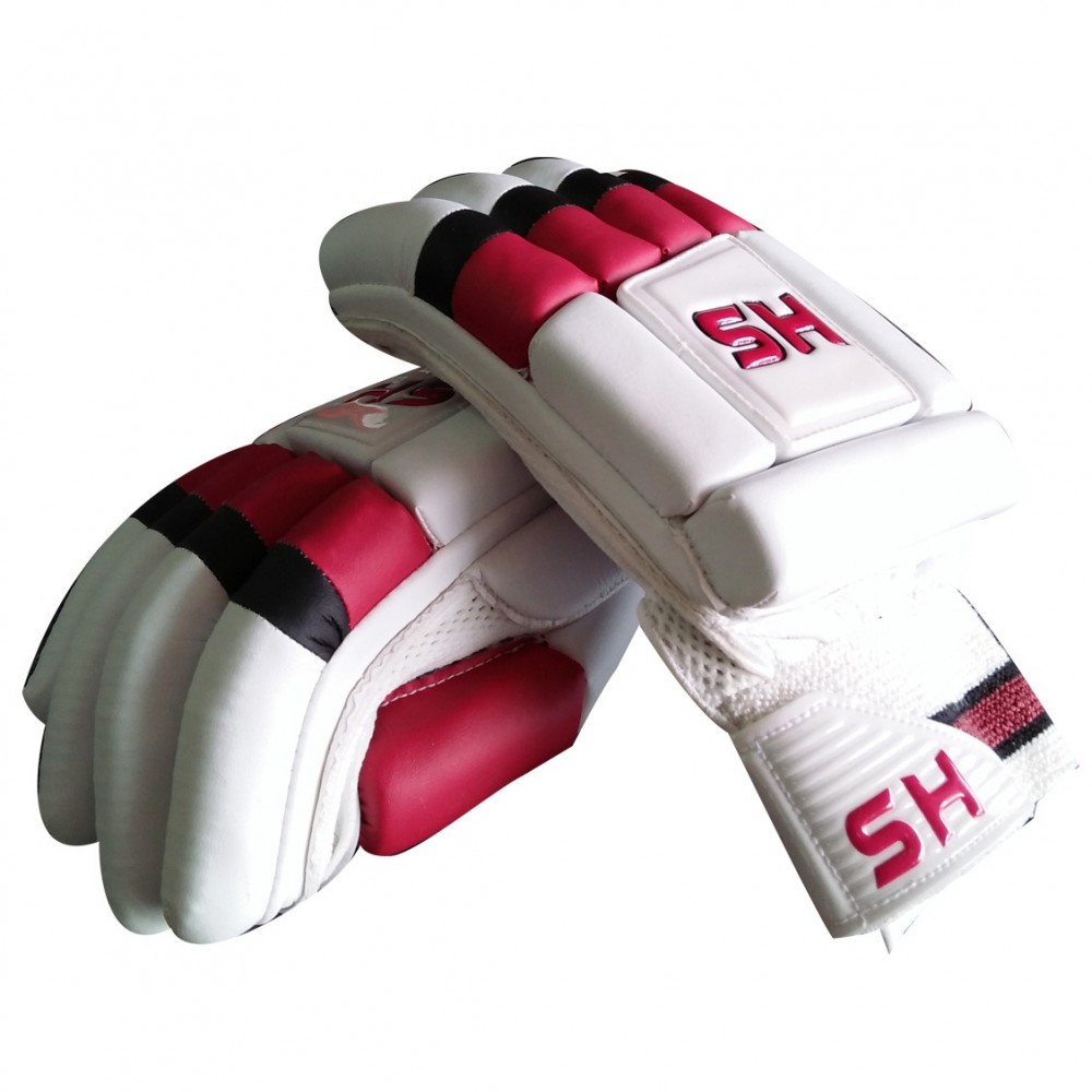 HS 2 Star Gloves For Cricket - White