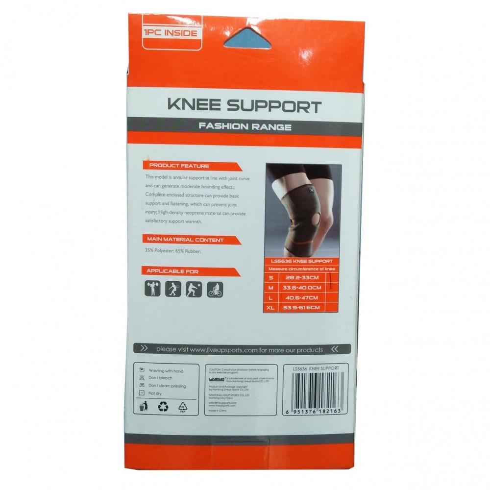 Liveup Sports Knee Support - Stylish Design Comfortable