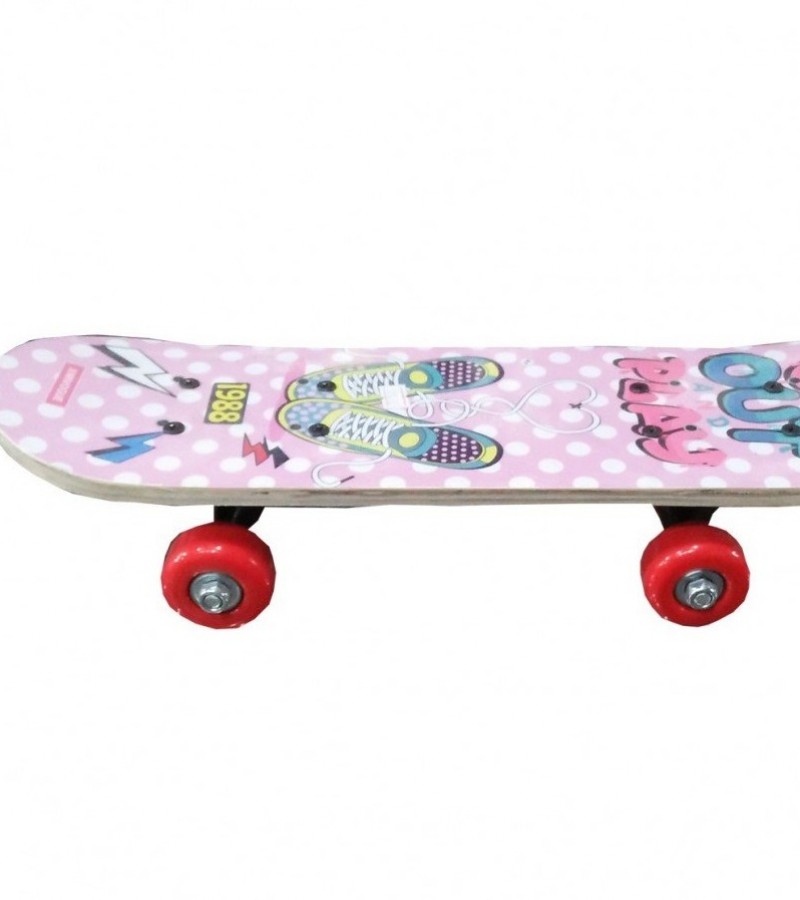 Medium Size Skateboard For Outdoor Sport - Pink