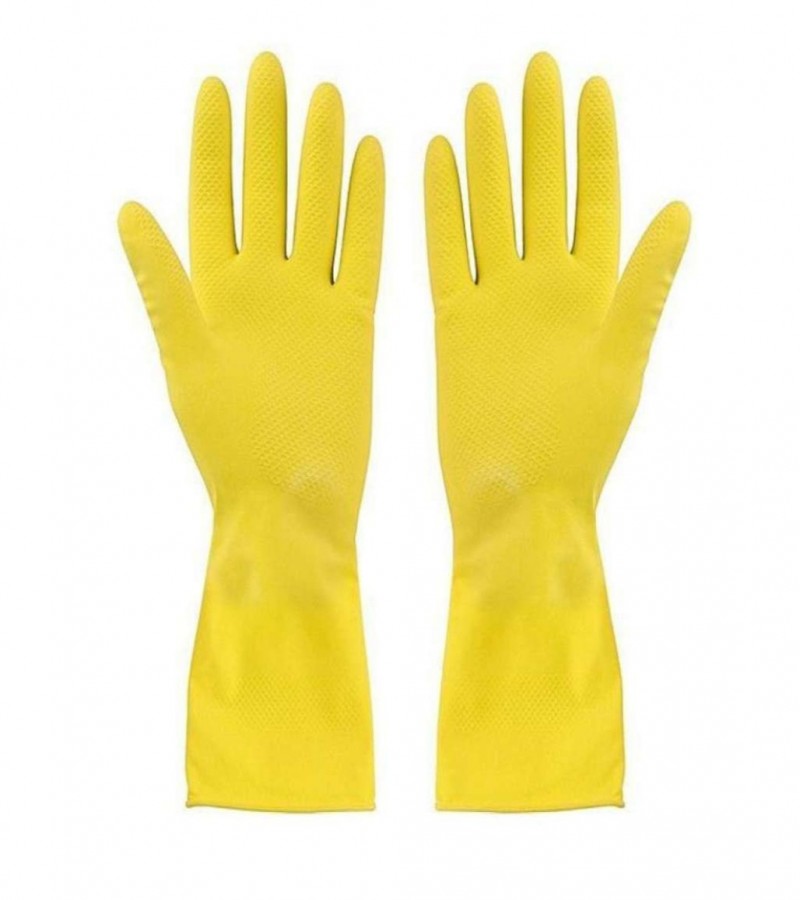 Pair Rubber Washing Gloves