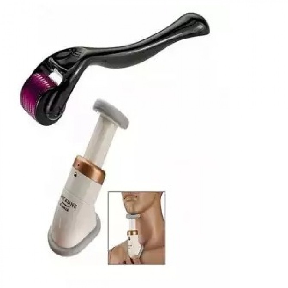 Skin Roller 1.5mm with Neckline & Double Chin Slimmer