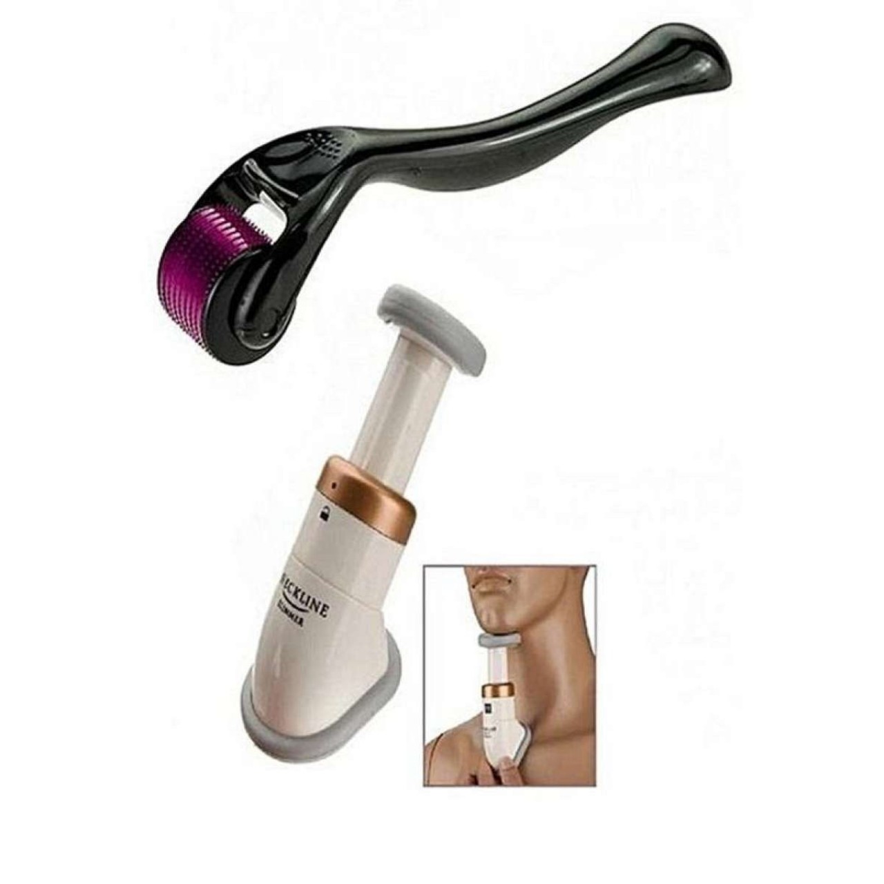 Skin Roller 1.5mm with Neckline & Double Chin Slimmer