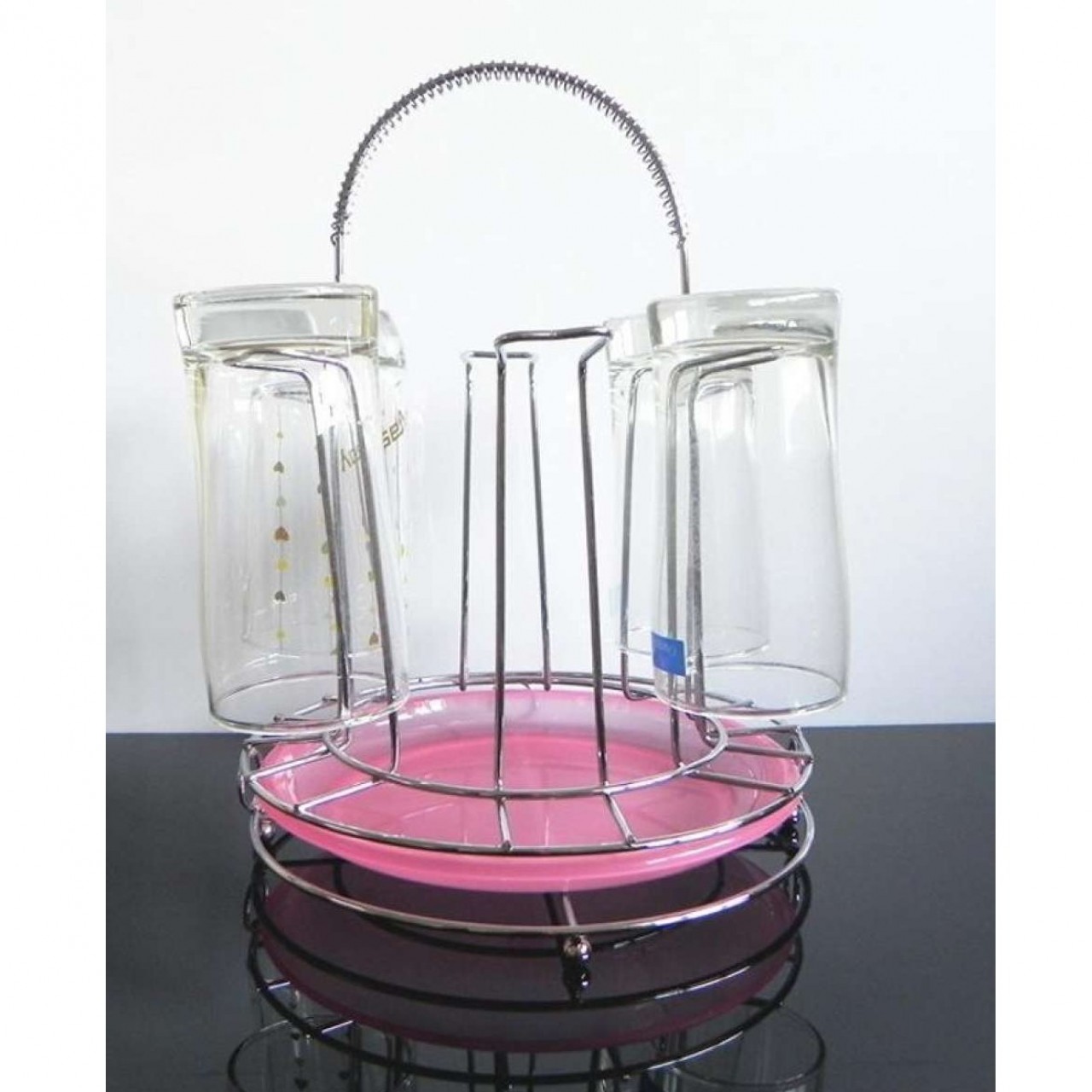 Stainless Steel Glass Stand