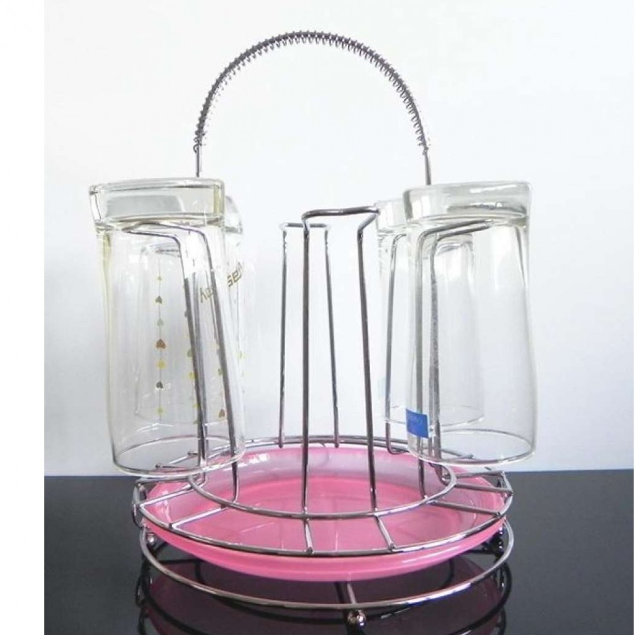 Stainless Steel Glass Stand