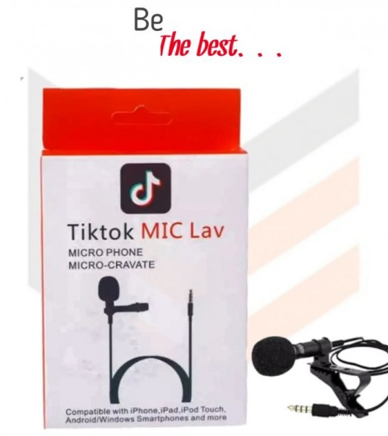 Professional Lavalier Microphone for voice recording