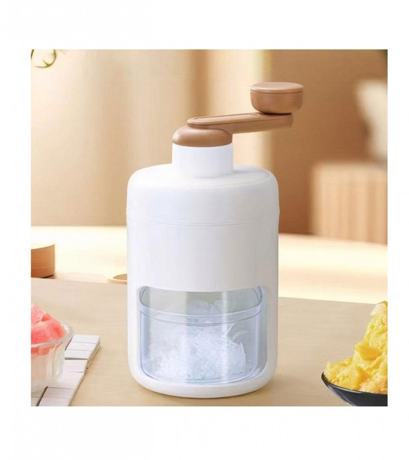 500ML Multifunction Snow Cones Maker Hand-operated Ice Shaver