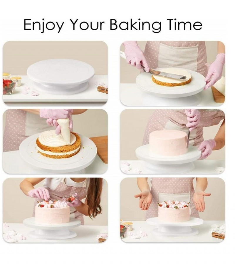 Cake Table 360° Rotating 28 cm Plastic