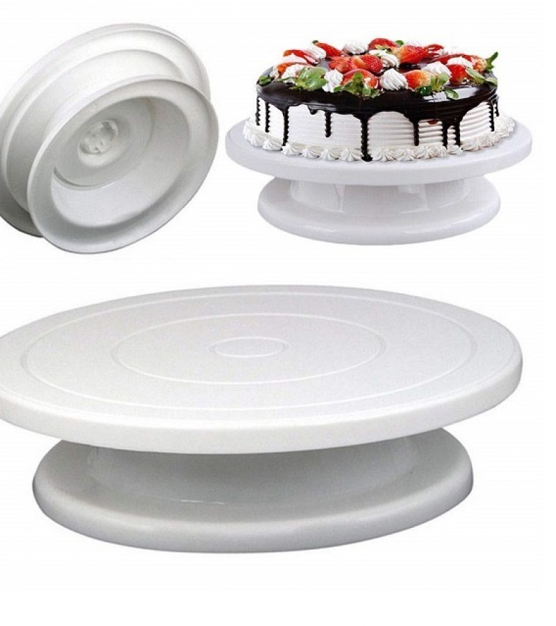 Cake Table 360° Rotating 28 cm Plastic