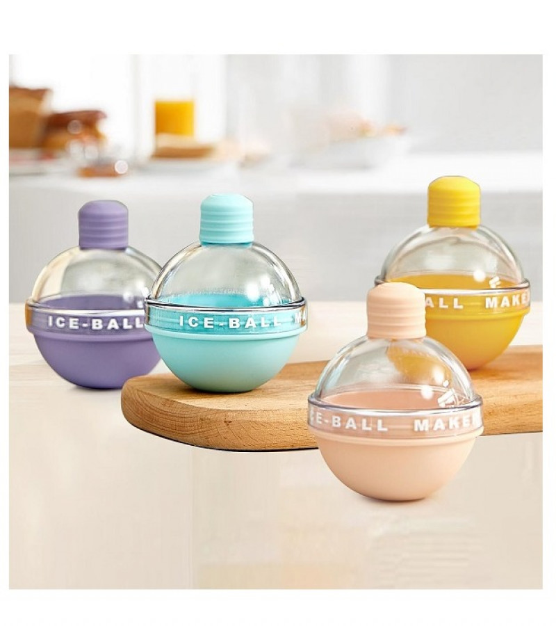 Silicone Ice Sphere Molds Stackable 2.5-Inch Ice Ball Maker