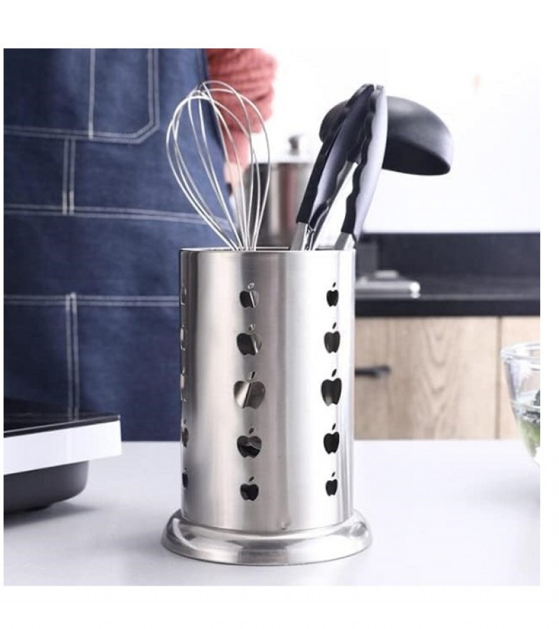 Stainless Steel Apple Holder Draining Organizer Spoon Drying Rack