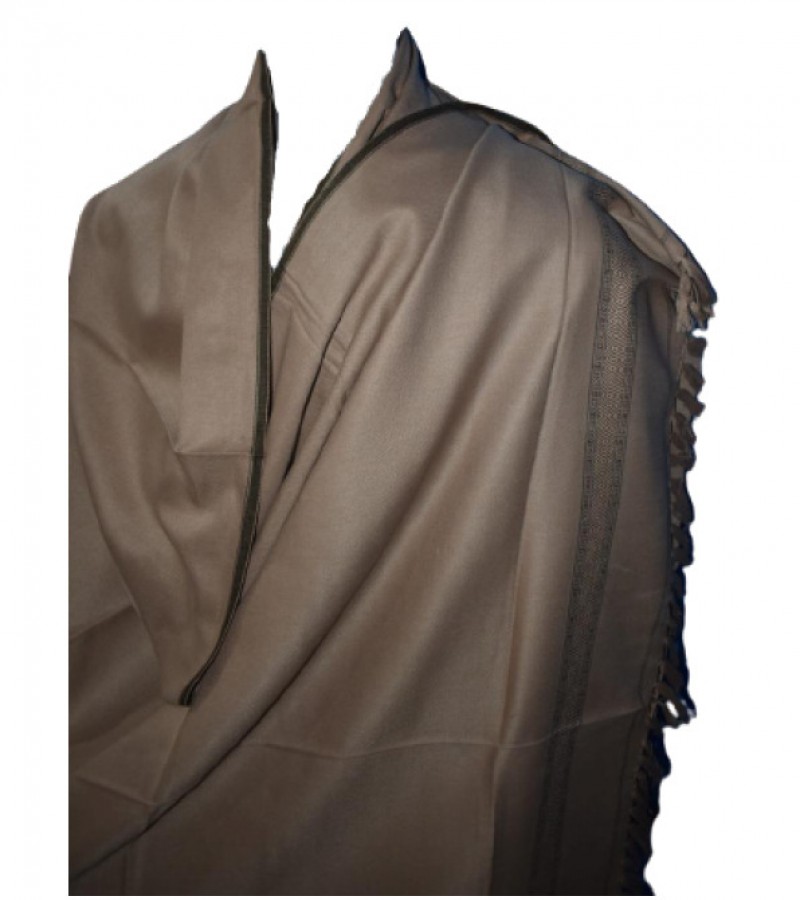Pure Garm Shawl Golden Border And Used For All Gent's Age Winter Collection Skin Color