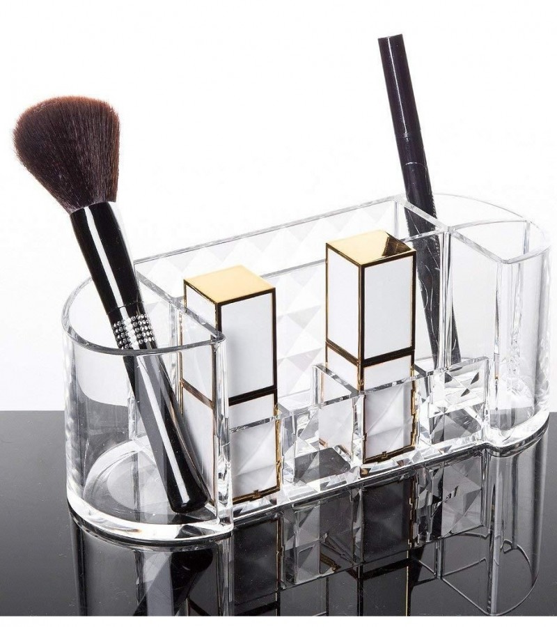 Acrylic Cosmetic Organizer Box Makeup Storage Makeup Brushes Lipstick Holder