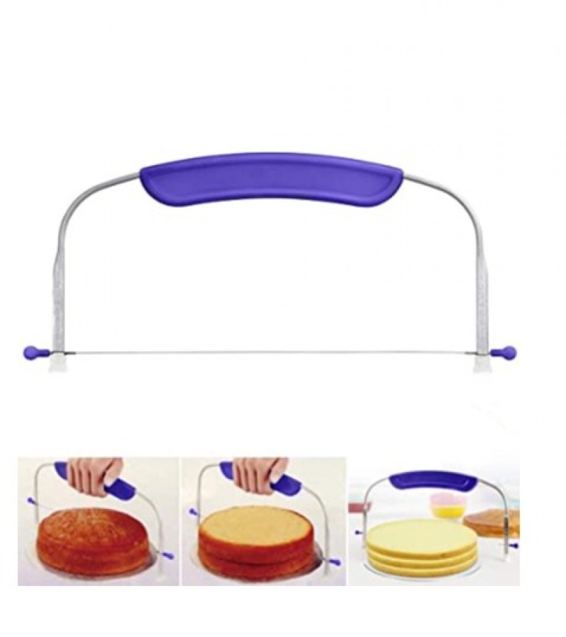 Adjustable Wire Cake Layer Slicer Stainless Steel - Multi