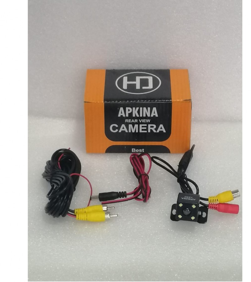 Apkina Car Rear View Camera HD Night Vision Reversing Backup Camera 4 LED 170° Wide Angle Waterproo