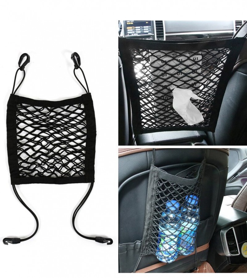 Car storage net pocket Car Seat Side Storage Mesh Net Bag Luggage
