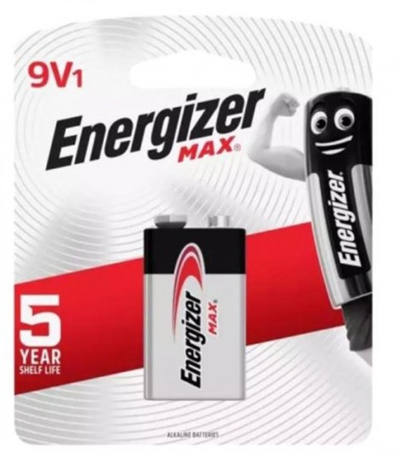Energizer Max 9V 1 Battery Silver