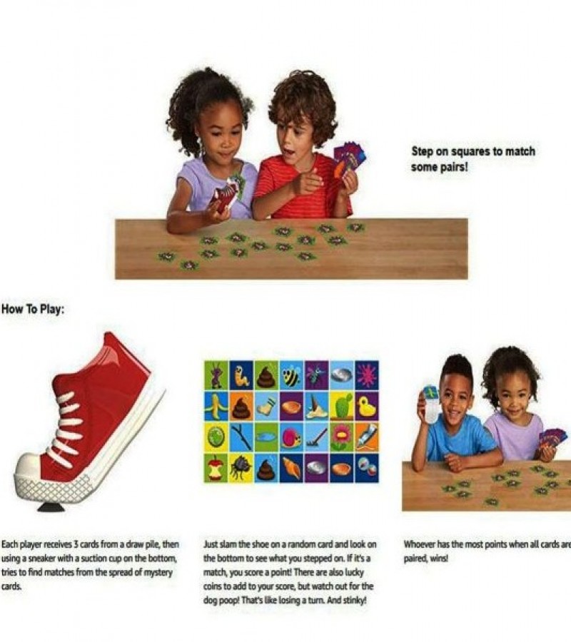 Ideal Board Game What Did I Step in Table Game Match Toy For Kids Adults