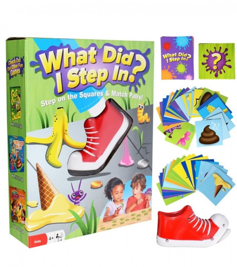 Ideal Board Game What Did I Step in Table Game Match Toy For Kids Adults