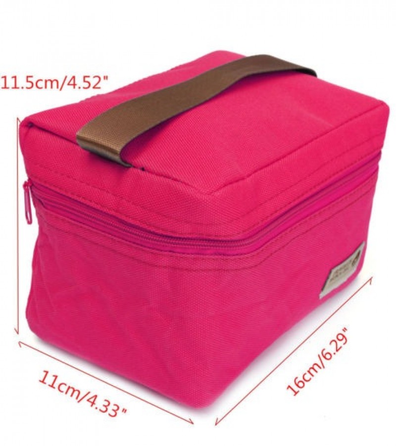 Insulation HOT and COLD Canvas Lunch Bag Fresh Handbag Thickened Aluminum film Bag