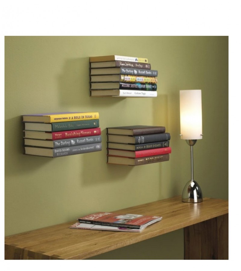 Invisible Bookshelf / Book Rack / Floating Shelf / Book Organizer Good Quality