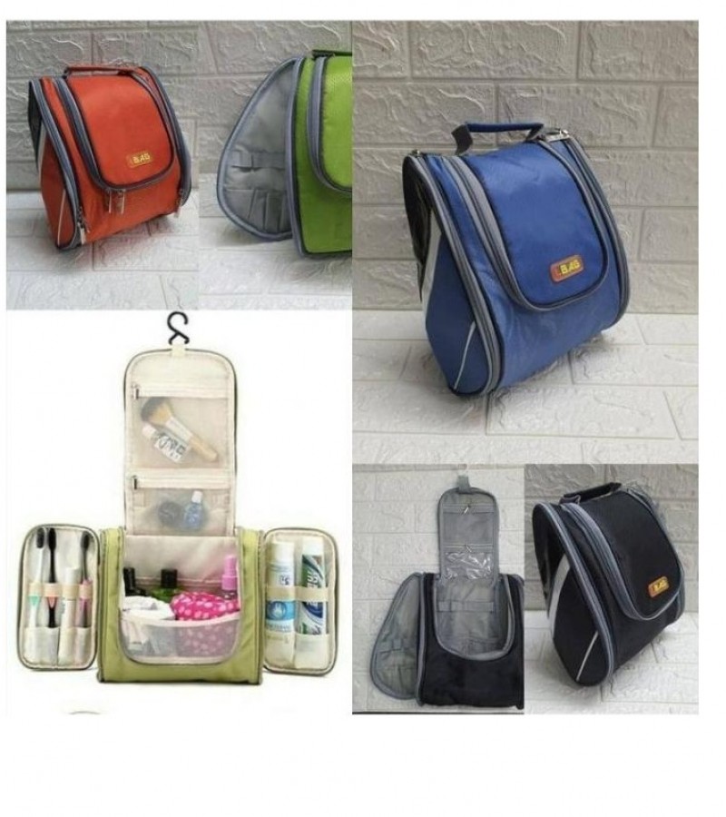 L Bag Foldable Travel women cosmetic bag storage bag large capacity Toiletry Travel bag - Multi