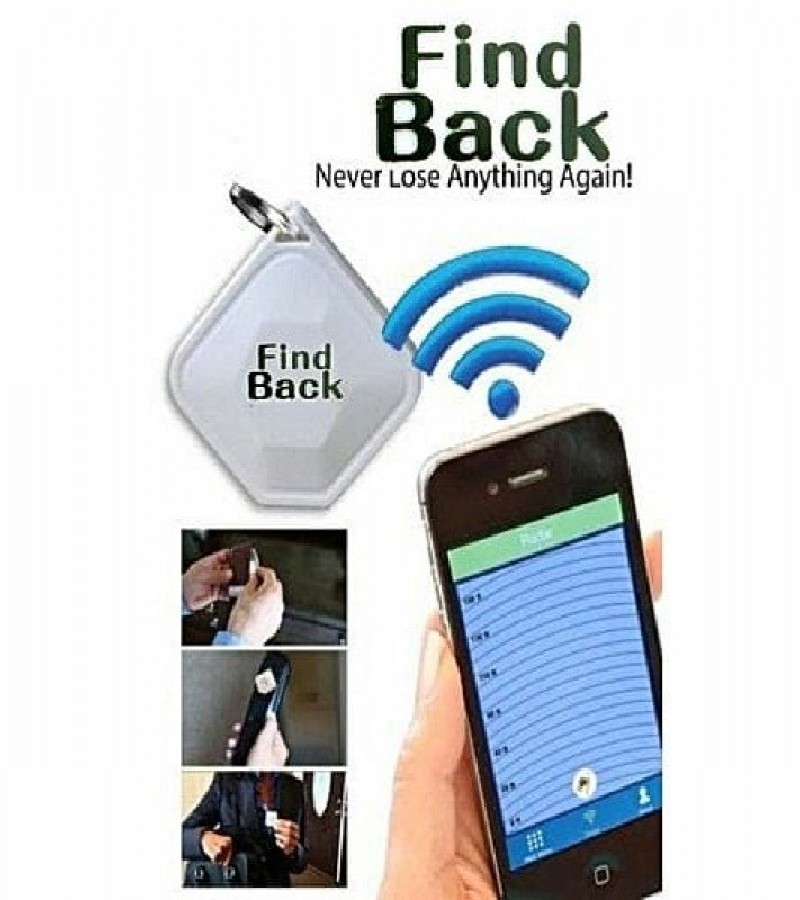 Magic Finder Anti-Lost Key Chain By Find Back - White