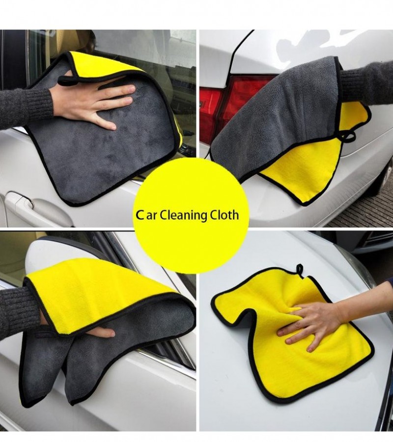 Micro Fiber Cleaning Cloth Double Sided Towel Dust Cleaner For Kitchen and Car Size: 30*30cm