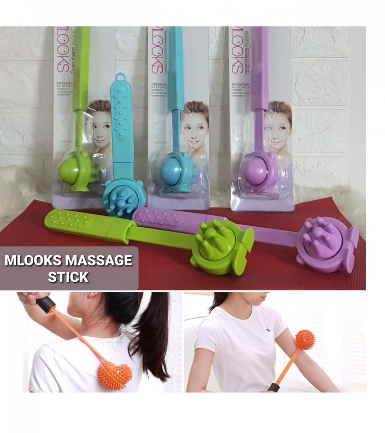 MLooks Massager body manual massage roller