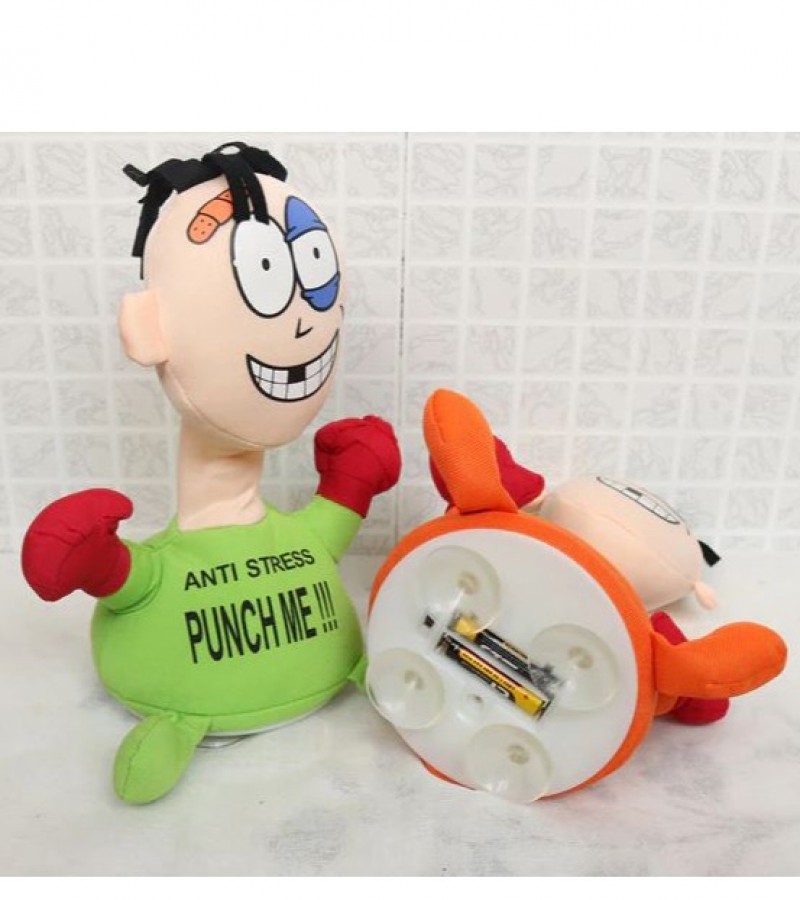 Punch Me Comfortable Touching Electric Plush Vent Toy For Kids and Anti-Stress Relieve - Multi