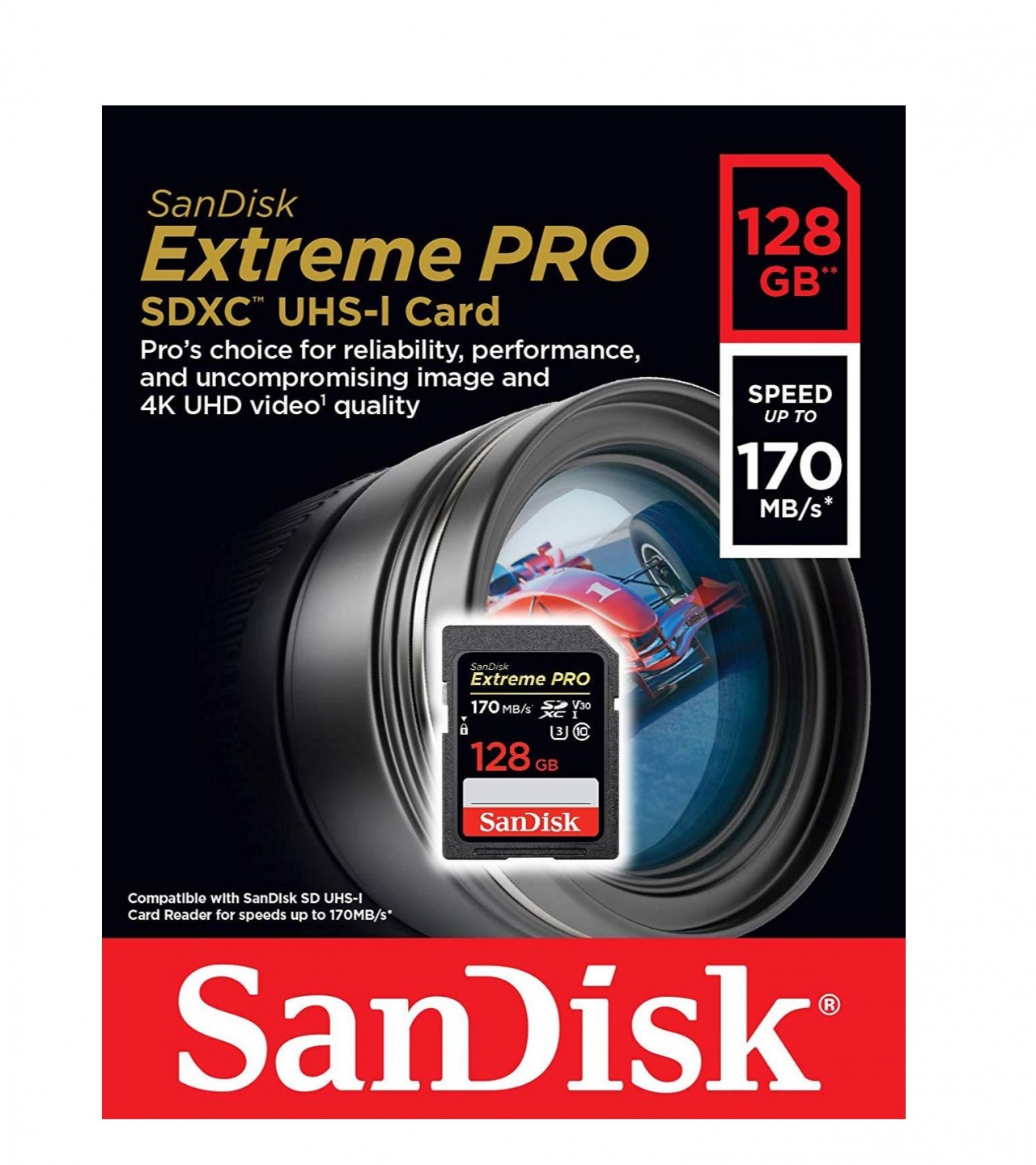 SanDisk Extreme PRO SD card 128GB