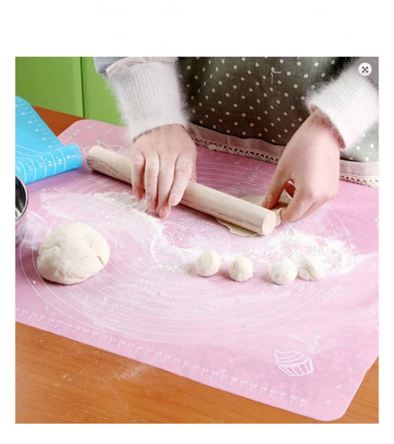 Silicone Baking Mat for Pastry & Roti Rolling Medium - Size 15.5*19.5inch