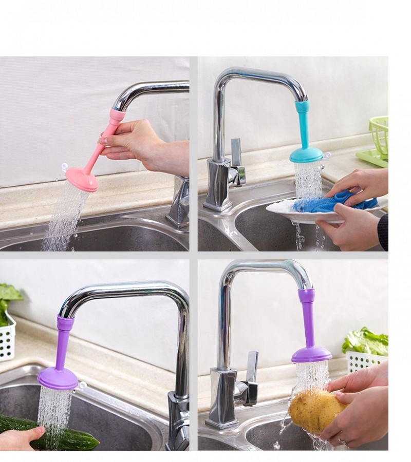 Silicone Kitchen Faucet Accessories Faucet Nozzle Tap Water-saving Shower Water Rotating Spray