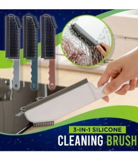 Buy 3 in 1 multifunctional silicone cleaning scraper brush at best price in  Pakistan 