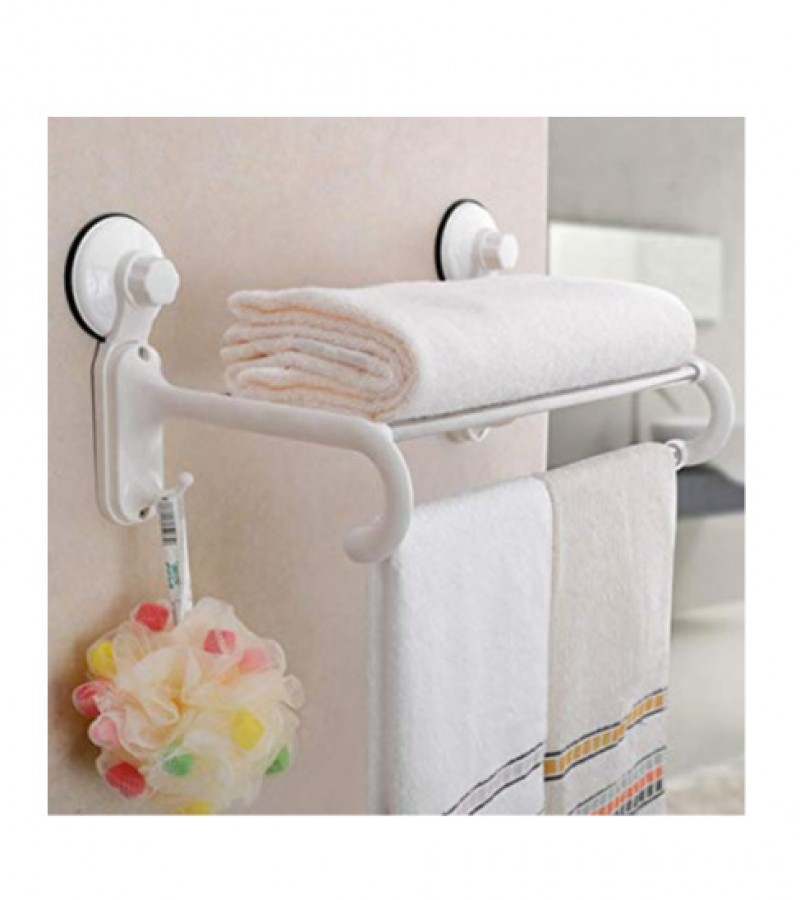 Towel Rack with Magic Suction Cup